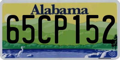 AL license plate 65CP152