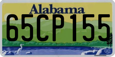 AL license plate 65CP155