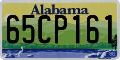 AL license plate 65CP161