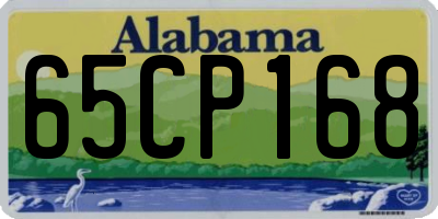AL license plate 65CP168