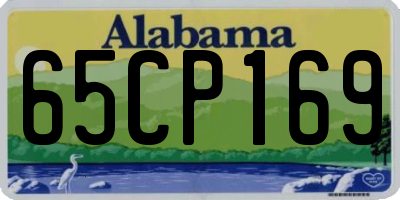 AL license plate 65CP169