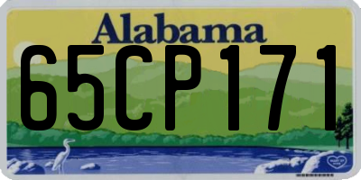 AL license plate 65CP171