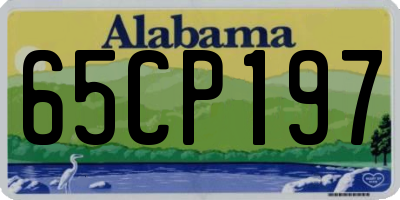 AL license plate 65CP197