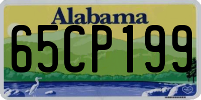 AL license plate 65CP199