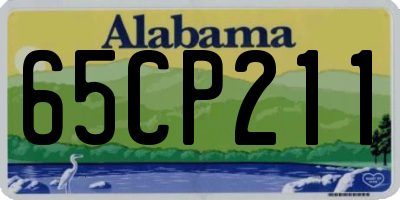 AL license plate 65CP211