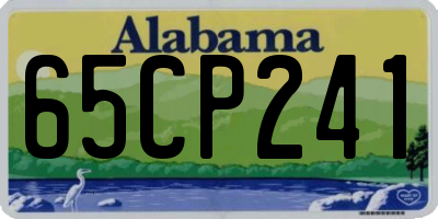 AL license plate 65CP241