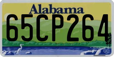 AL license plate 65CP264