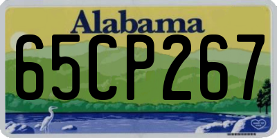 AL license plate 65CP267