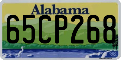 AL license plate 65CP268
