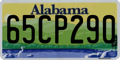 AL license plate 65CP290