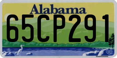 AL license plate 65CP291