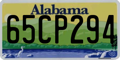 AL license plate 65CP294