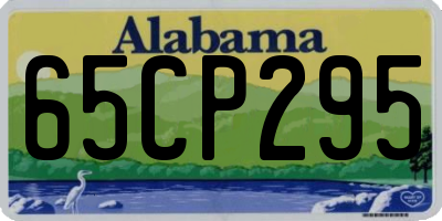 AL license plate 65CP295