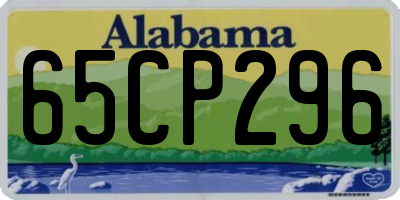 AL license plate 65CP296