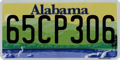 AL license plate 65CP306