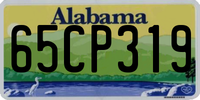 AL license plate 65CP319