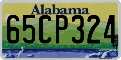 AL license plate 65CP324