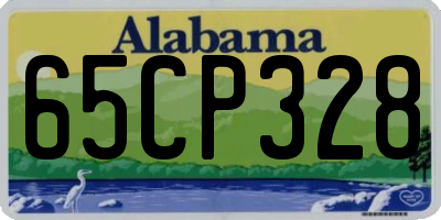 AL license plate 65CP328