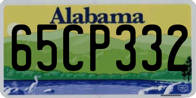 AL license plate 65CP332