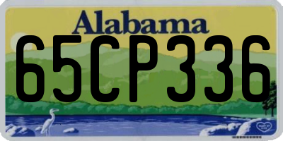 AL license plate 65CP336