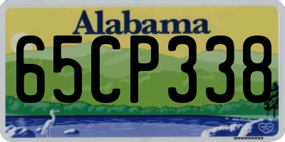 AL license plate 65CP338