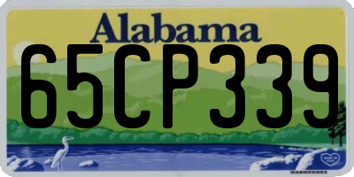 AL license plate 65CP339