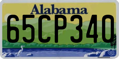 AL license plate 65CP340