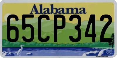AL license plate 65CP342