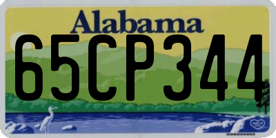 AL license plate 65CP344