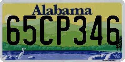 AL license plate 65CP346