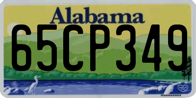 AL license plate 65CP349