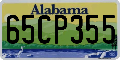 AL license plate 65CP355