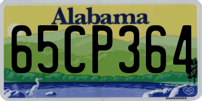 AL license plate 65CP364