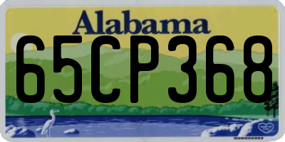 AL license plate 65CP368