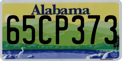 AL license plate 65CP373