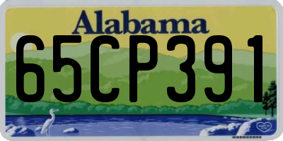 AL license plate 65CP391