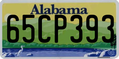AL license plate 65CP393