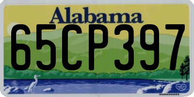 AL license plate 65CP397
