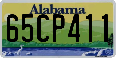 AL license plate 65CP411