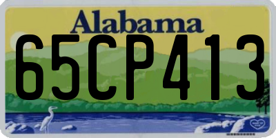 AL license plate 65CP413