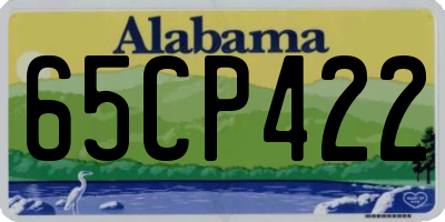 AL license plate 65CP422