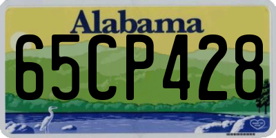 AL license plate 65CP428