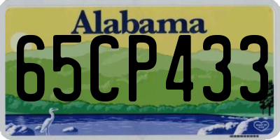 AL license plate 65CP433