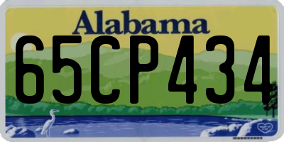 AL license plate 65CP434