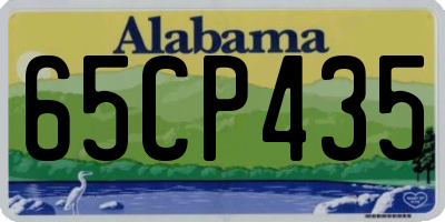 AL license plate 65CP435