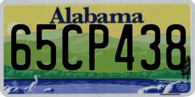 AL license plate 65CP438