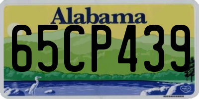 AL license plate 65CP439