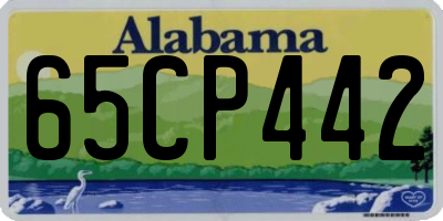 AL license plate 65CP442