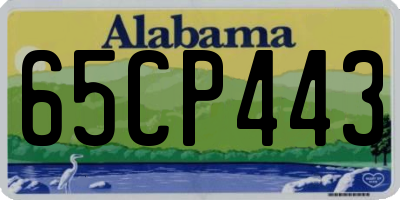 AL license plate 65CP443