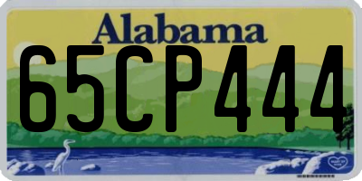 AL license plate 65CP444